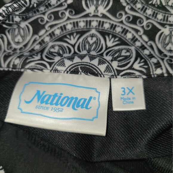 National Since 1952 Women 3X Lightweight Pullover Jacket Floral Stretch Outdoors - Picture 2 of 11